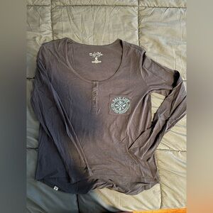 Salt Life Women's Charcoal Button Down Shirt